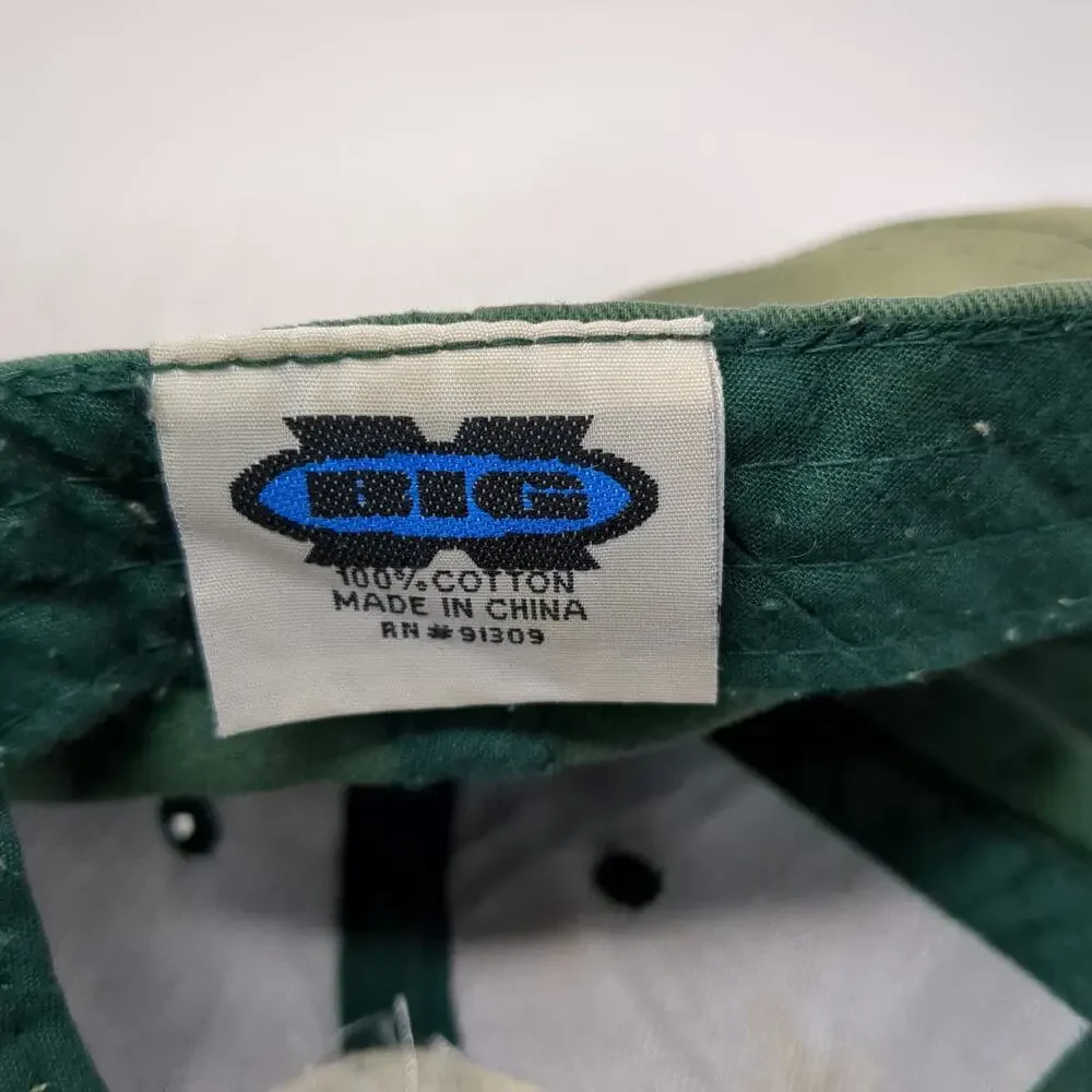 BIG Baseball Cap Green OSFM White Pine Forest Engineers Adjustable Cotton Hat